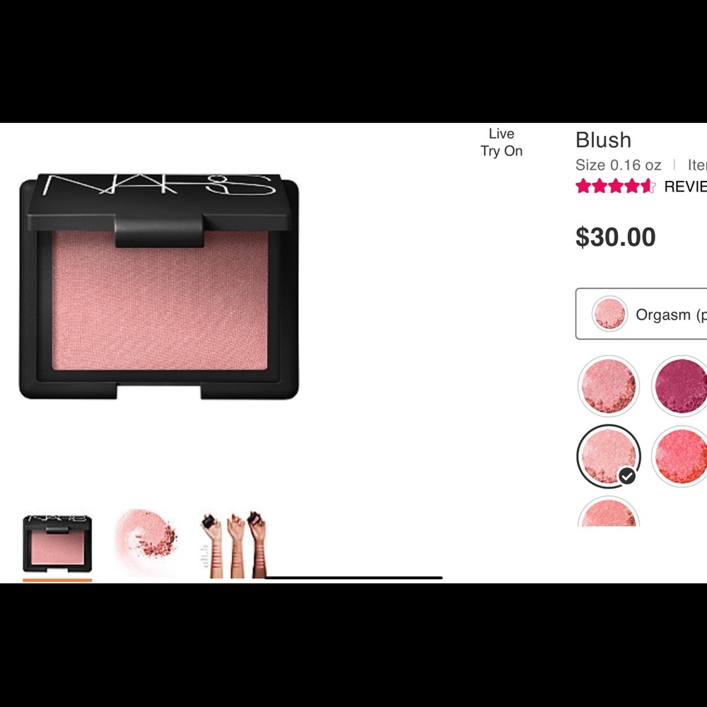 NARS Blush “Orgasm”